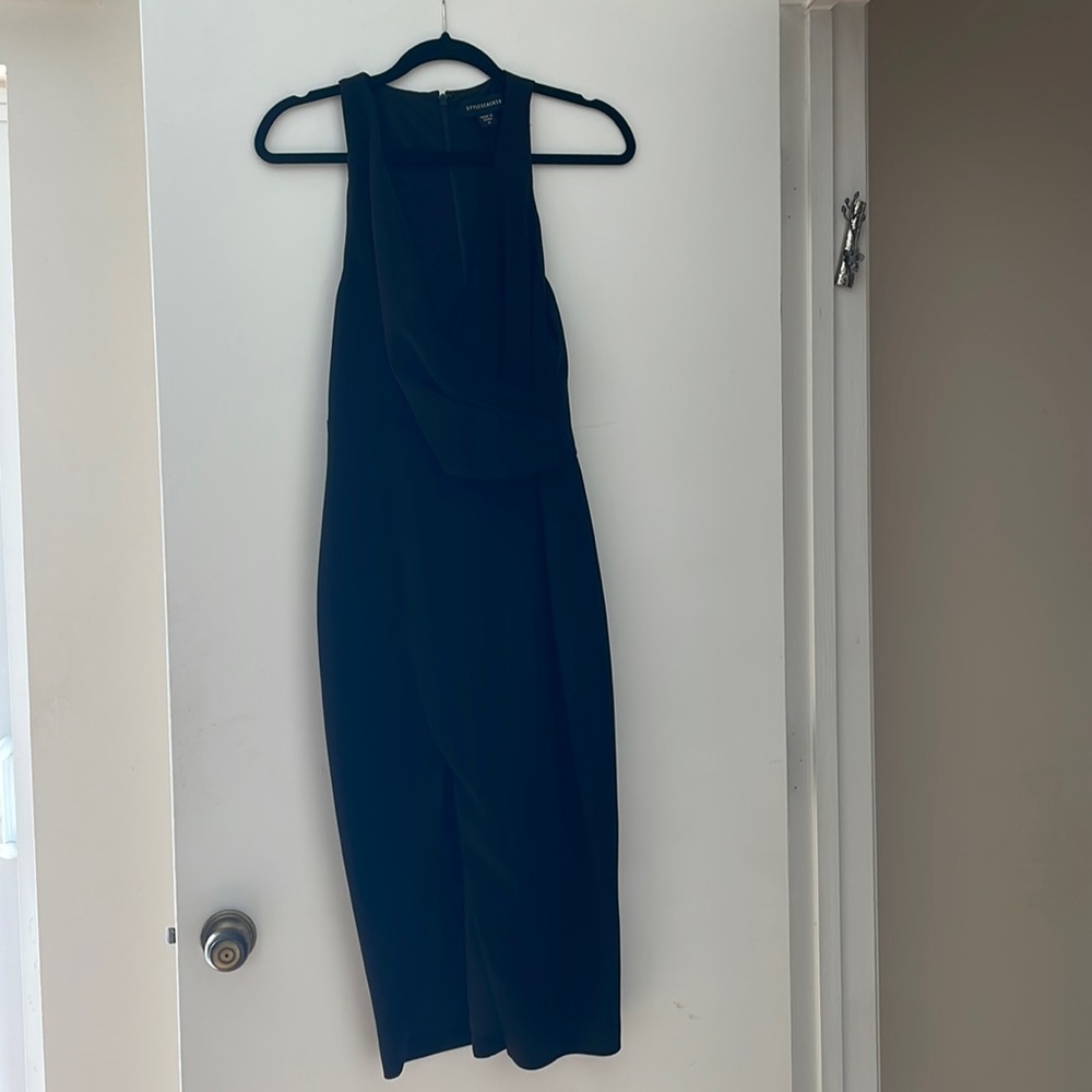 Stylestalker black midi dress, size M
